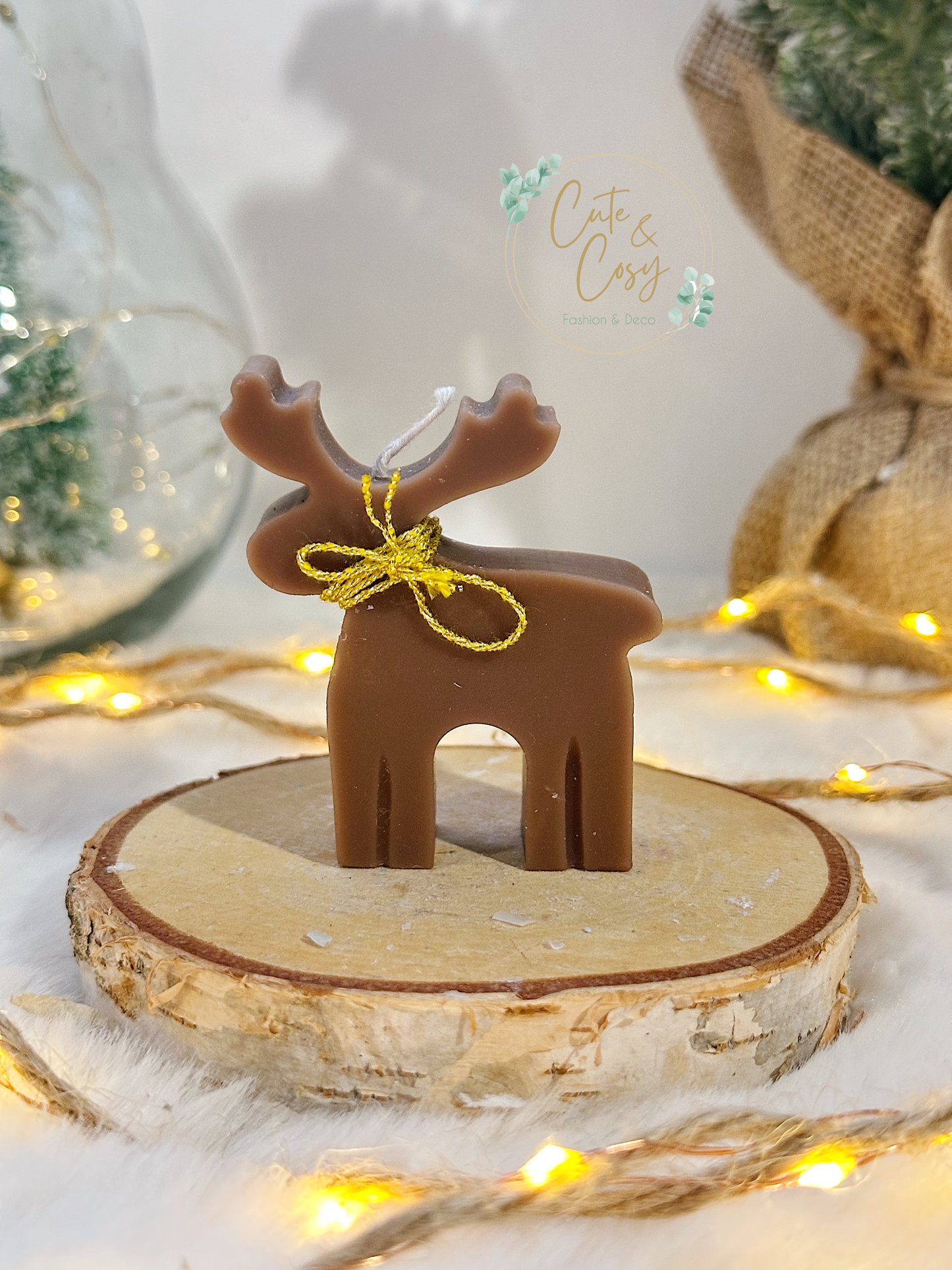 Mini Eland - bruin met strik