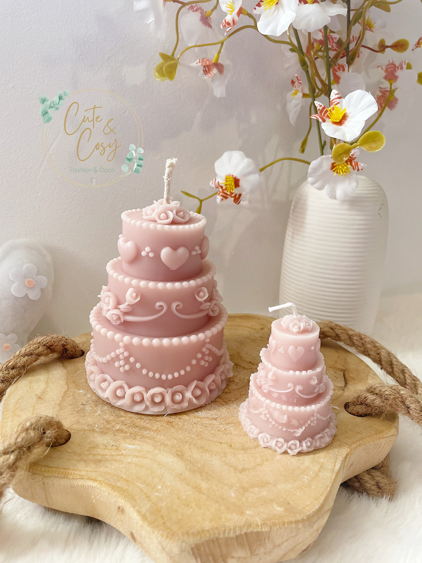 Mini Verjaardagstaart - roos