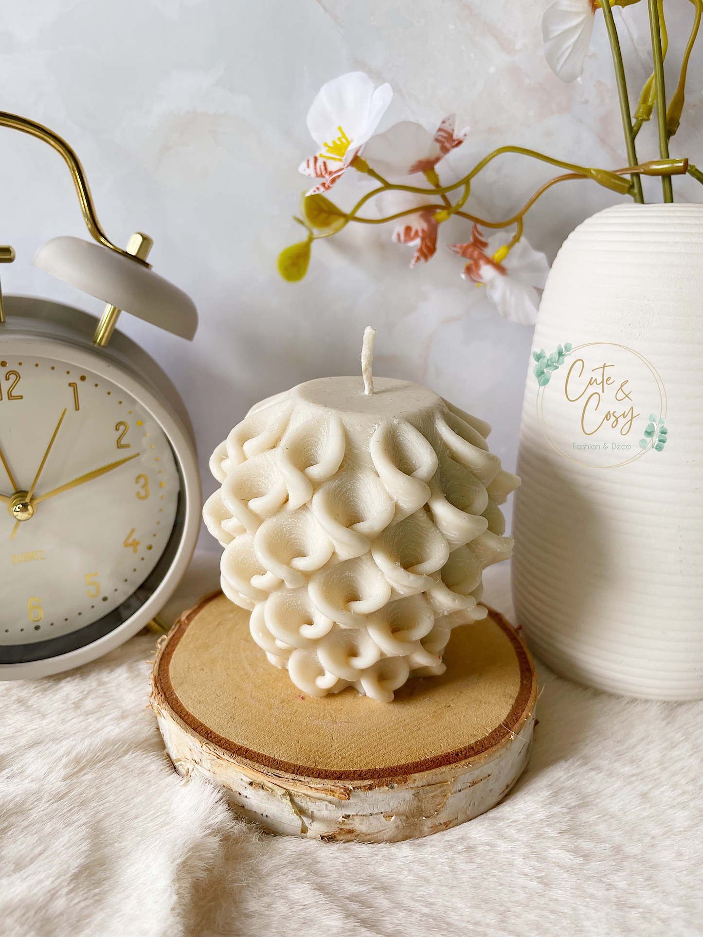 The butterfly candle
