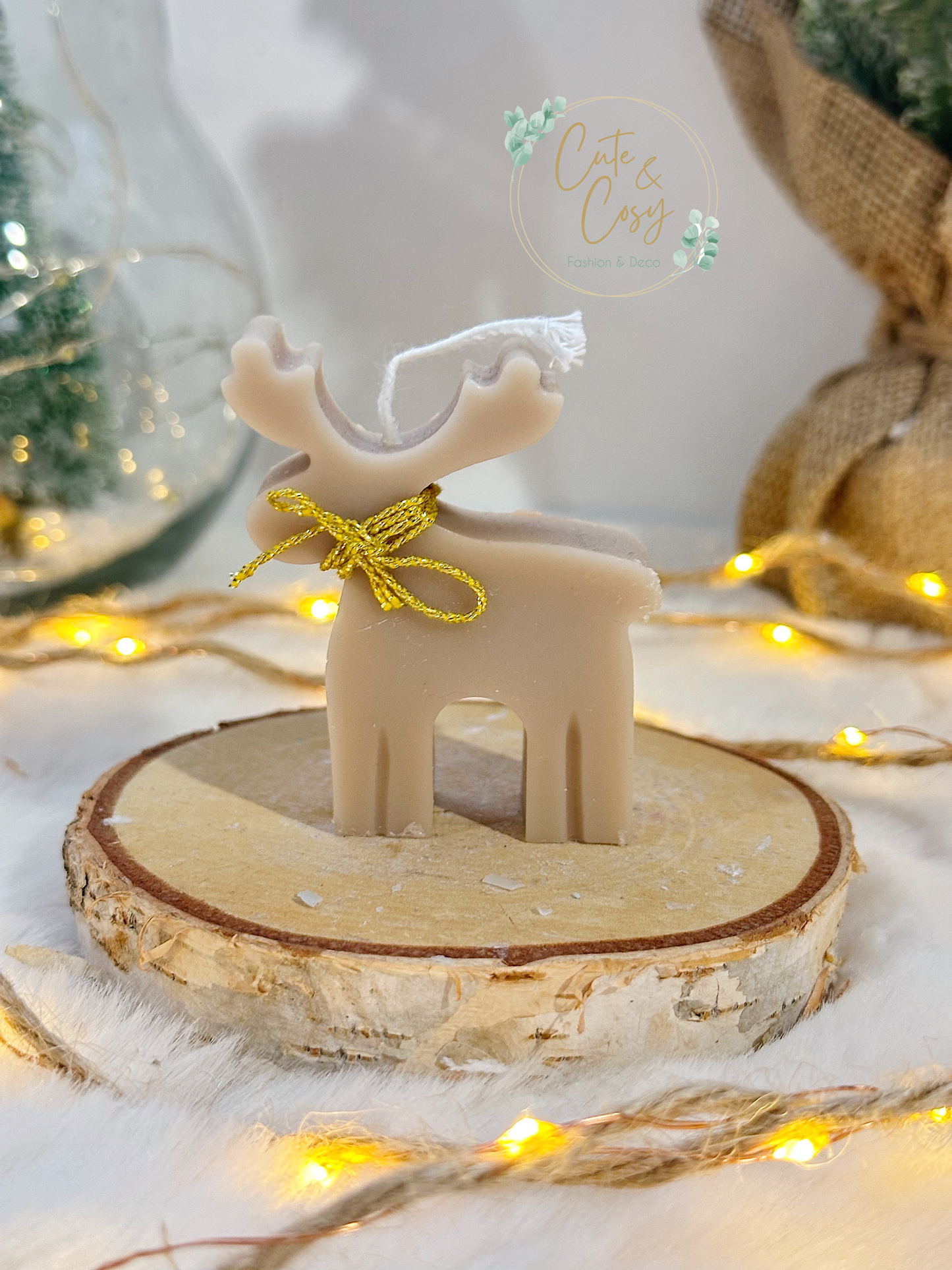 Mini Eland - beige met belletje