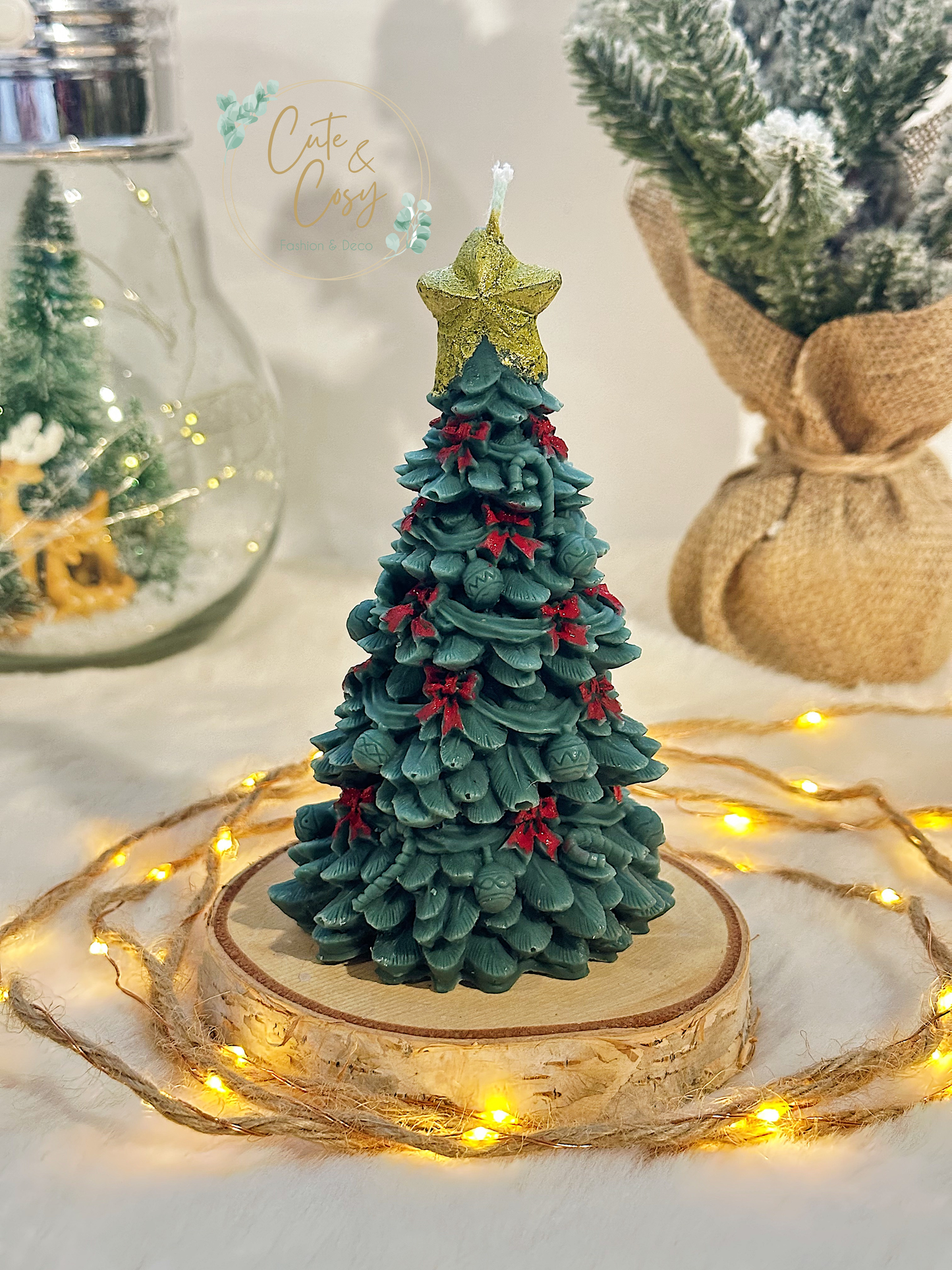 XXL Christmas tree - hand-painted