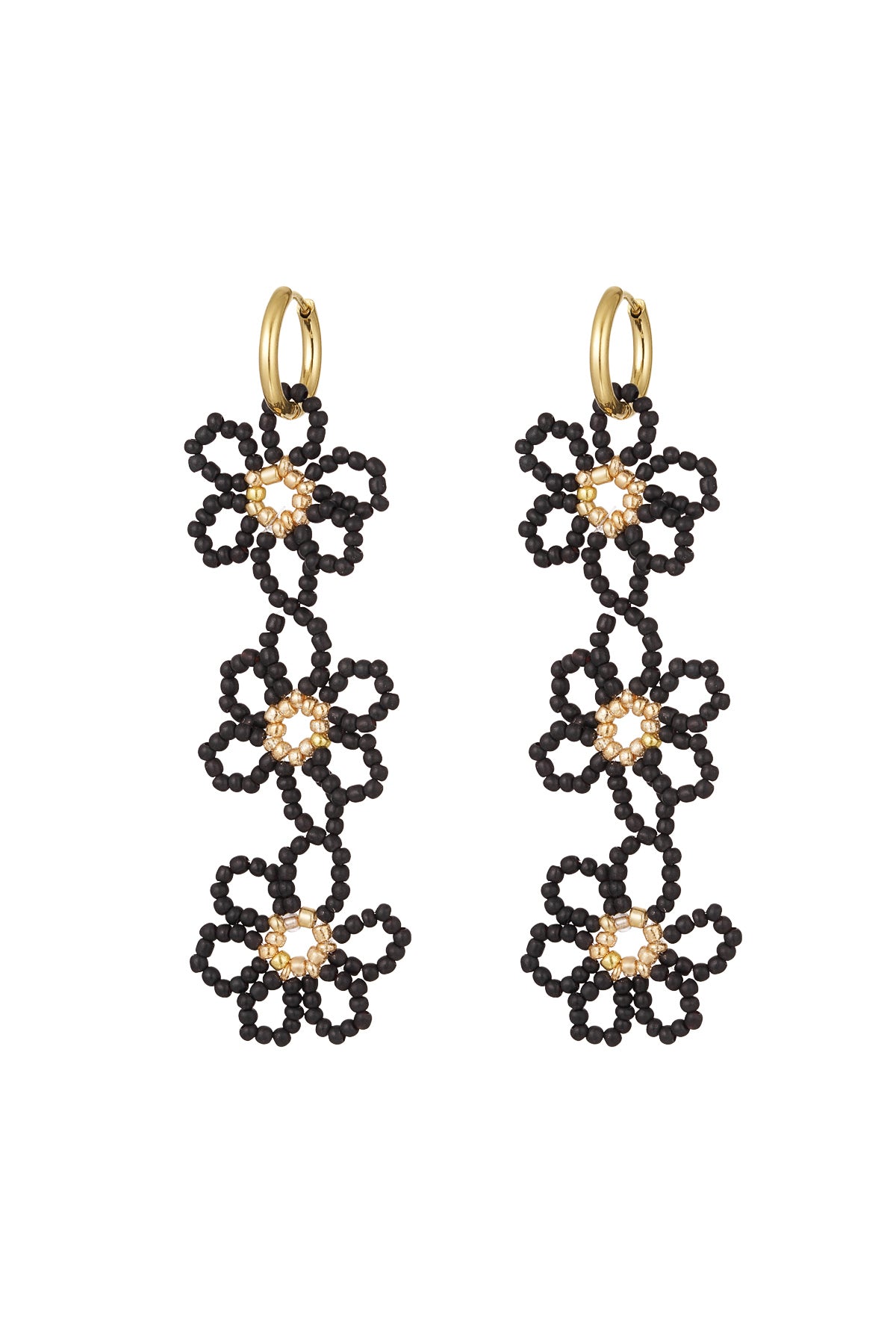 The Black & Gold Earrings