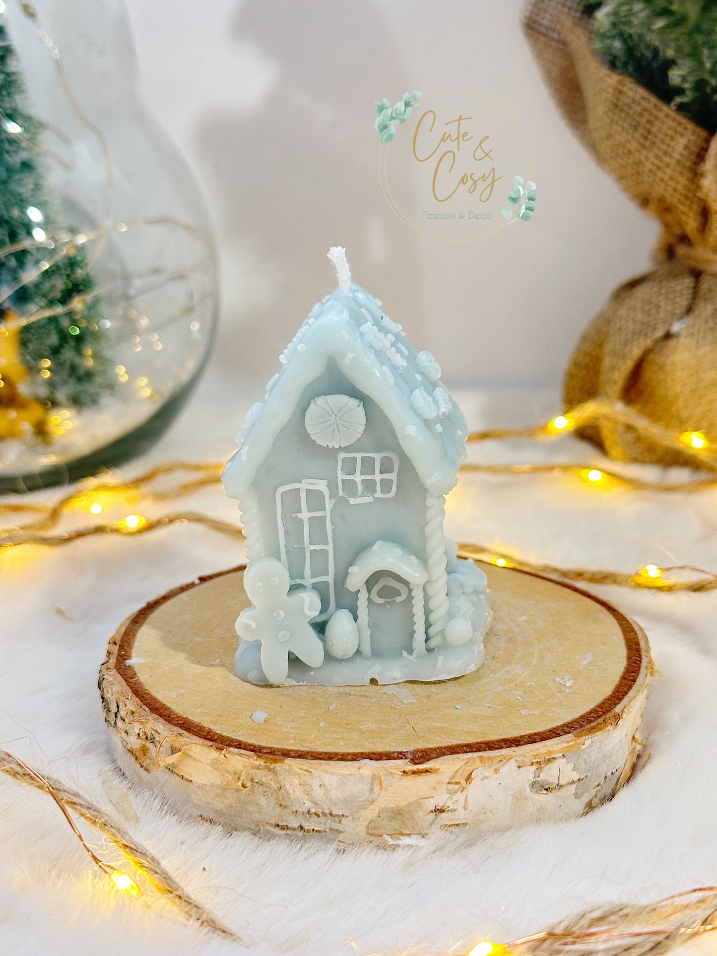 Gingerbread house- muntgroen