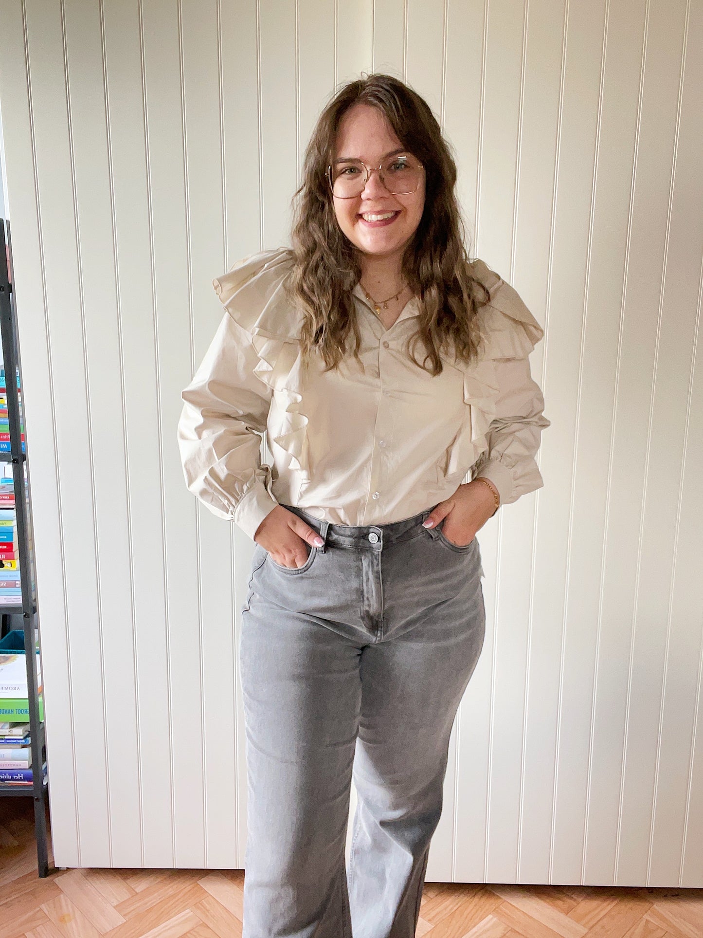 The Grey Wide Leg jeans