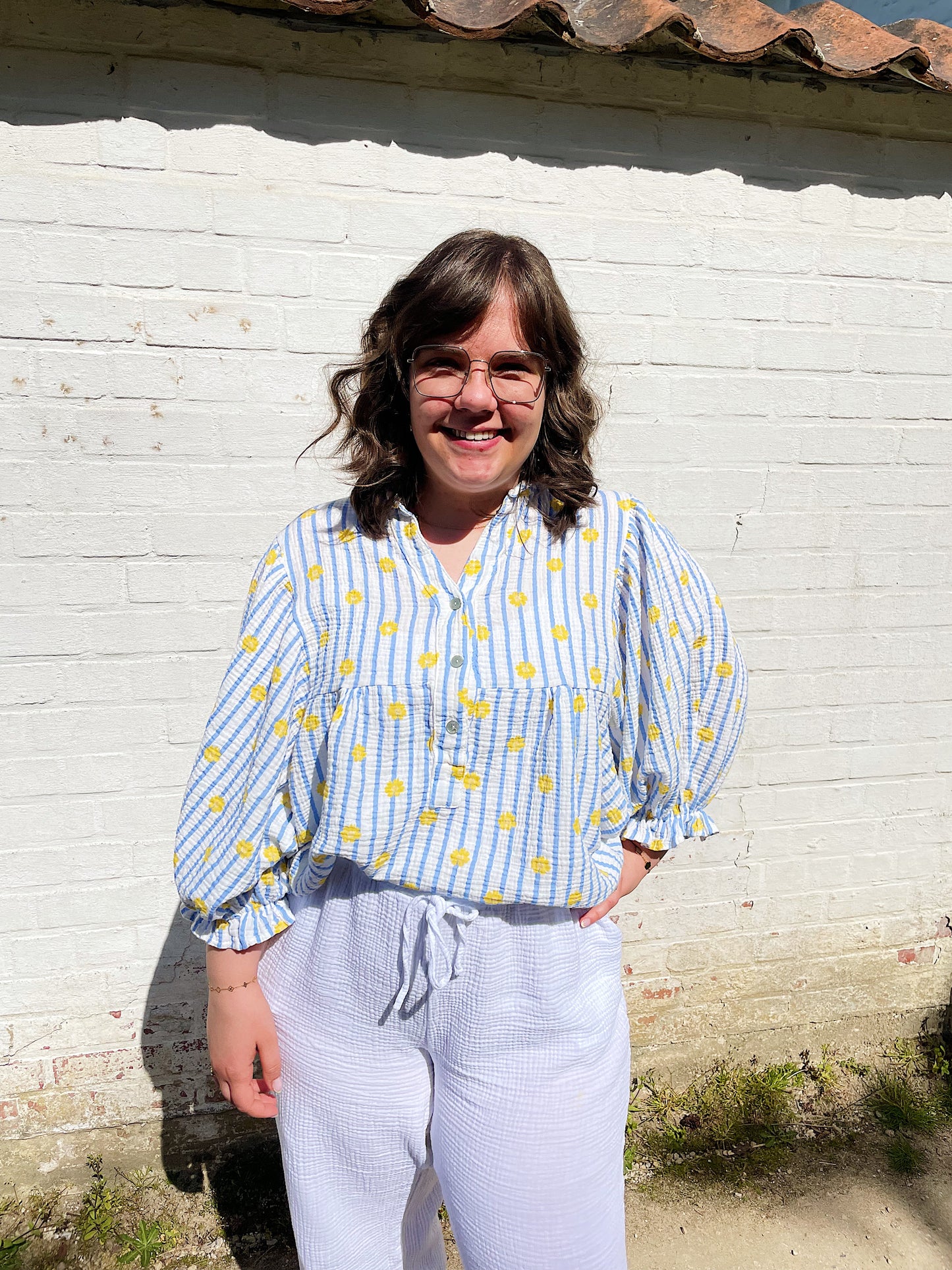 Summer in Italy Blouse - Blauw
