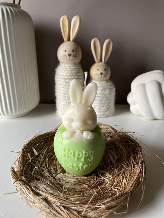Happy Easter Bunny - green