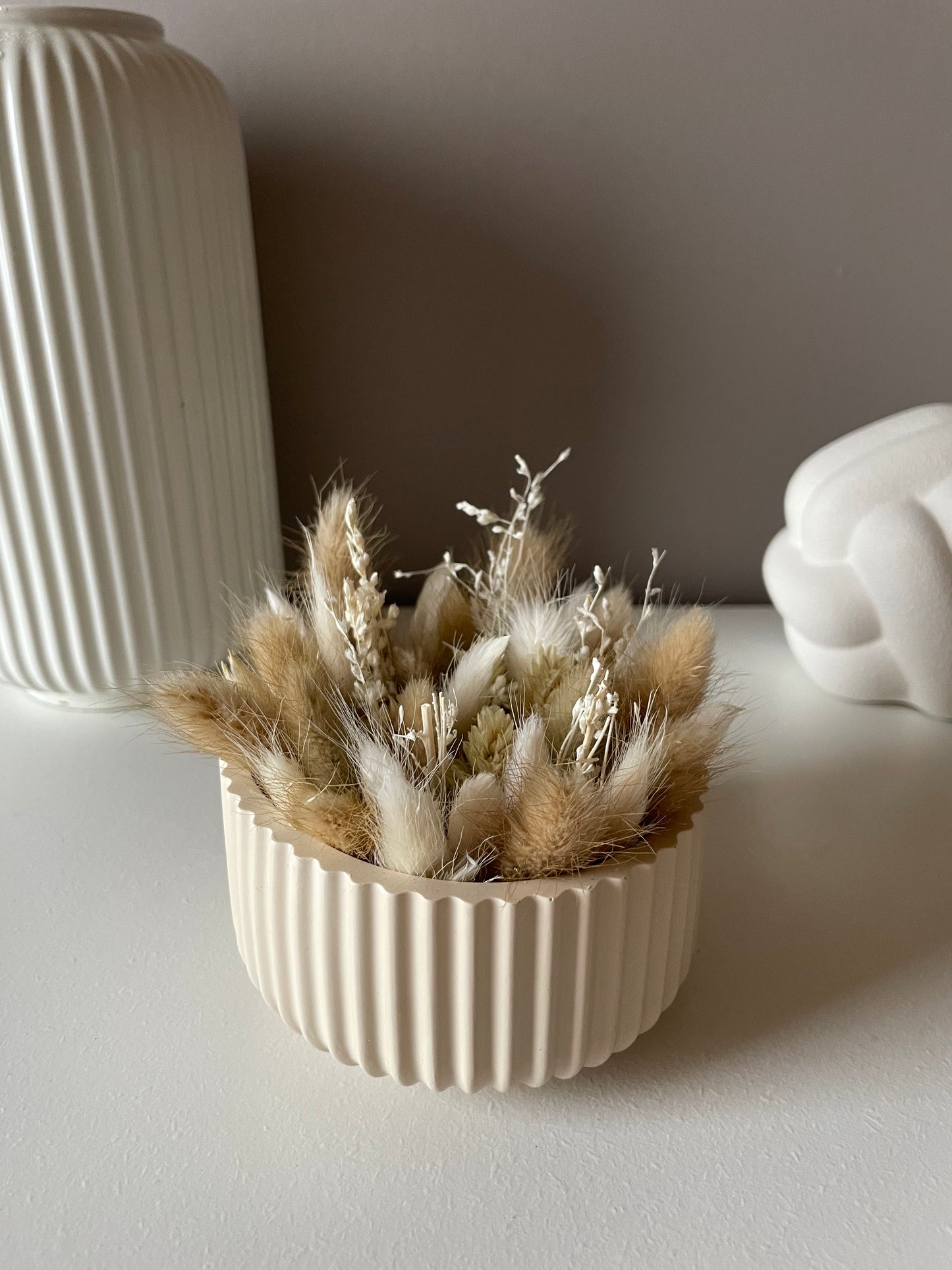 Grote pot met droogbloemen - coade