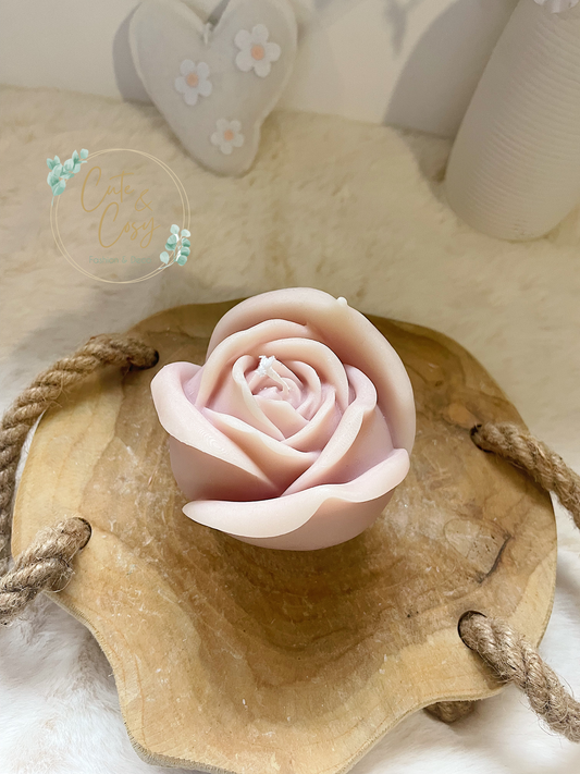 Rose Candle - roze