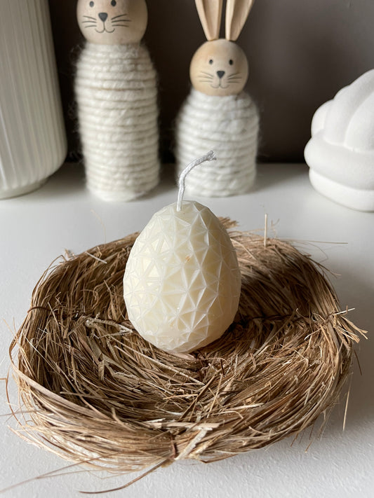 Easter Egg Striped - white