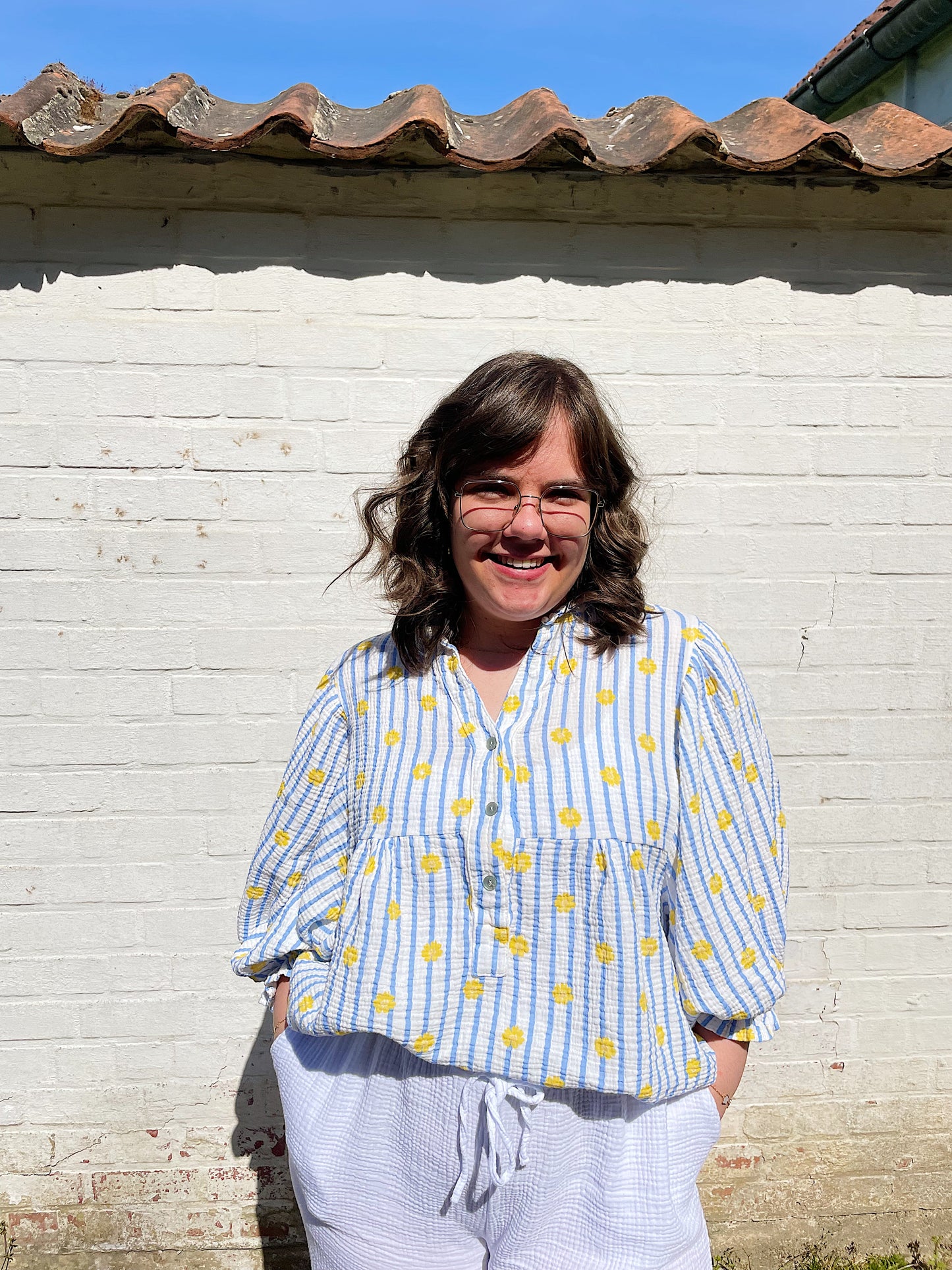 Summer in Italy Blouse - Blauw