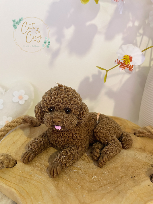Puppy Candle - bruin