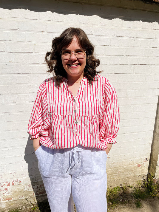 Summer in Italy Blouse - Roos