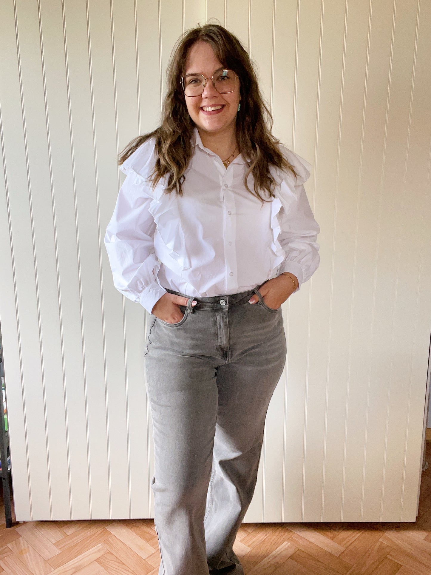 The Elani Blouse - White
