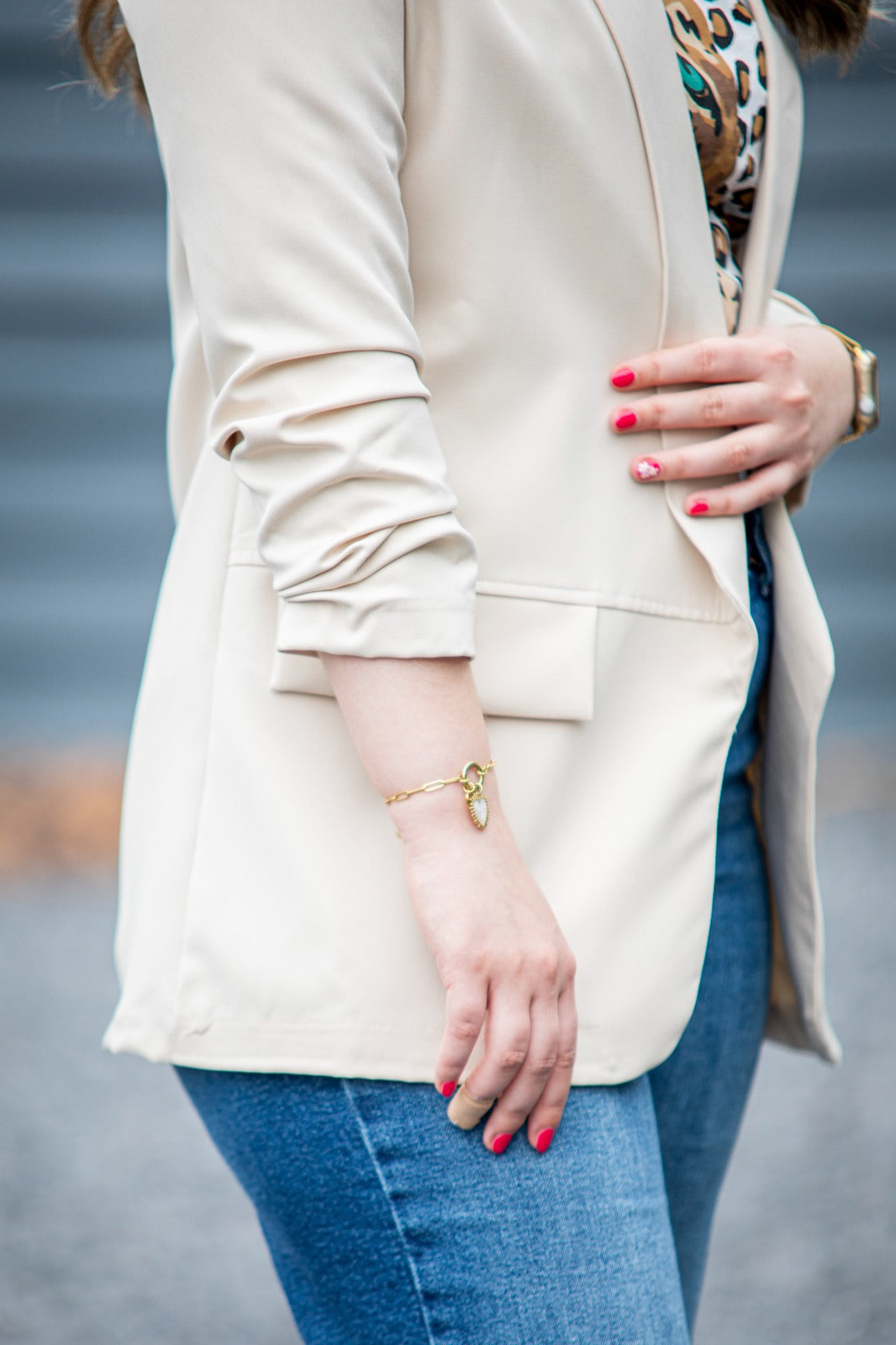 The Ellie Blazer - Beige