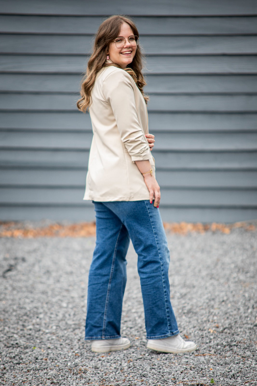 The Ellie Blazer - Beige