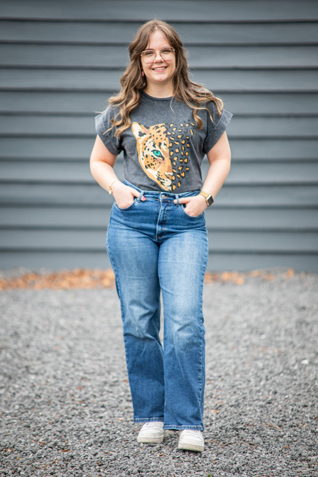 Tiger T-shirt - Grey