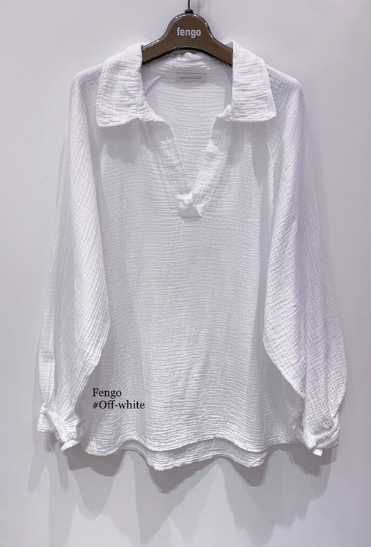 The Elin Blouse - White