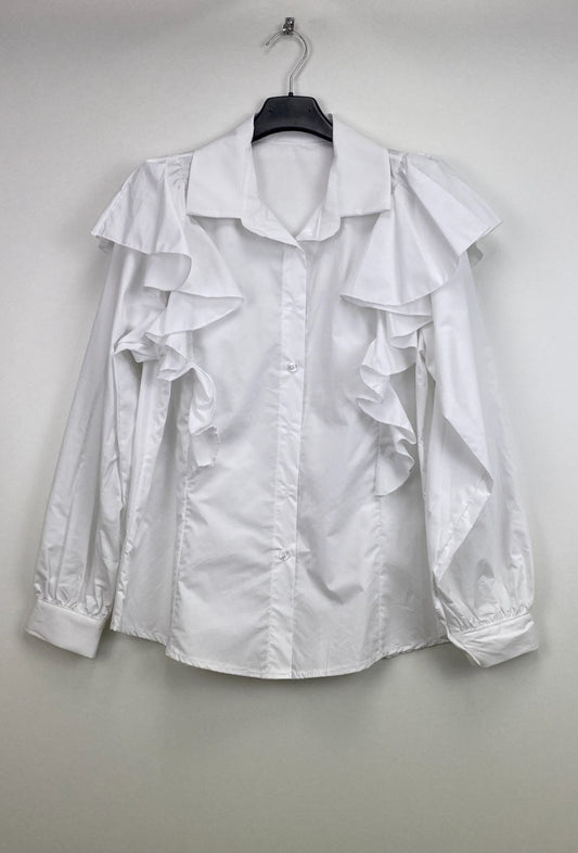The Elani Blouse - White