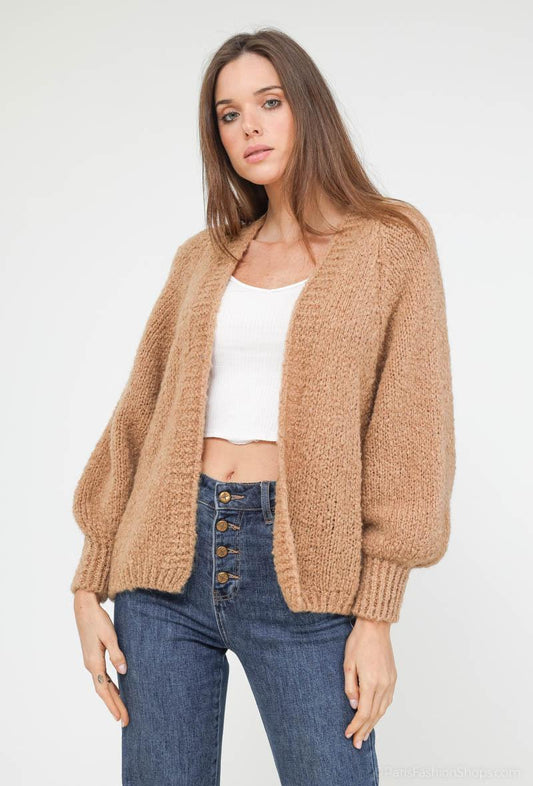 The Maysa Cardigan - Camel