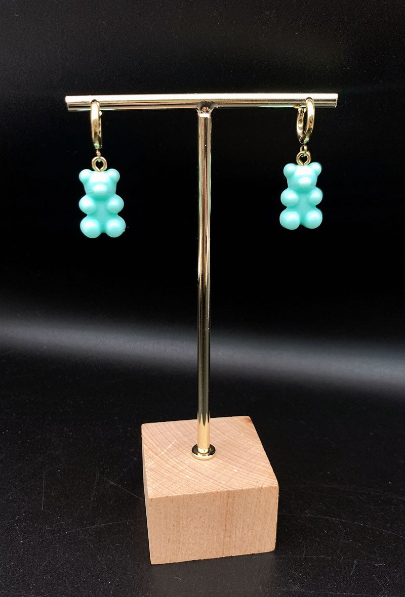 The Gummy Bear Earrings - Blue