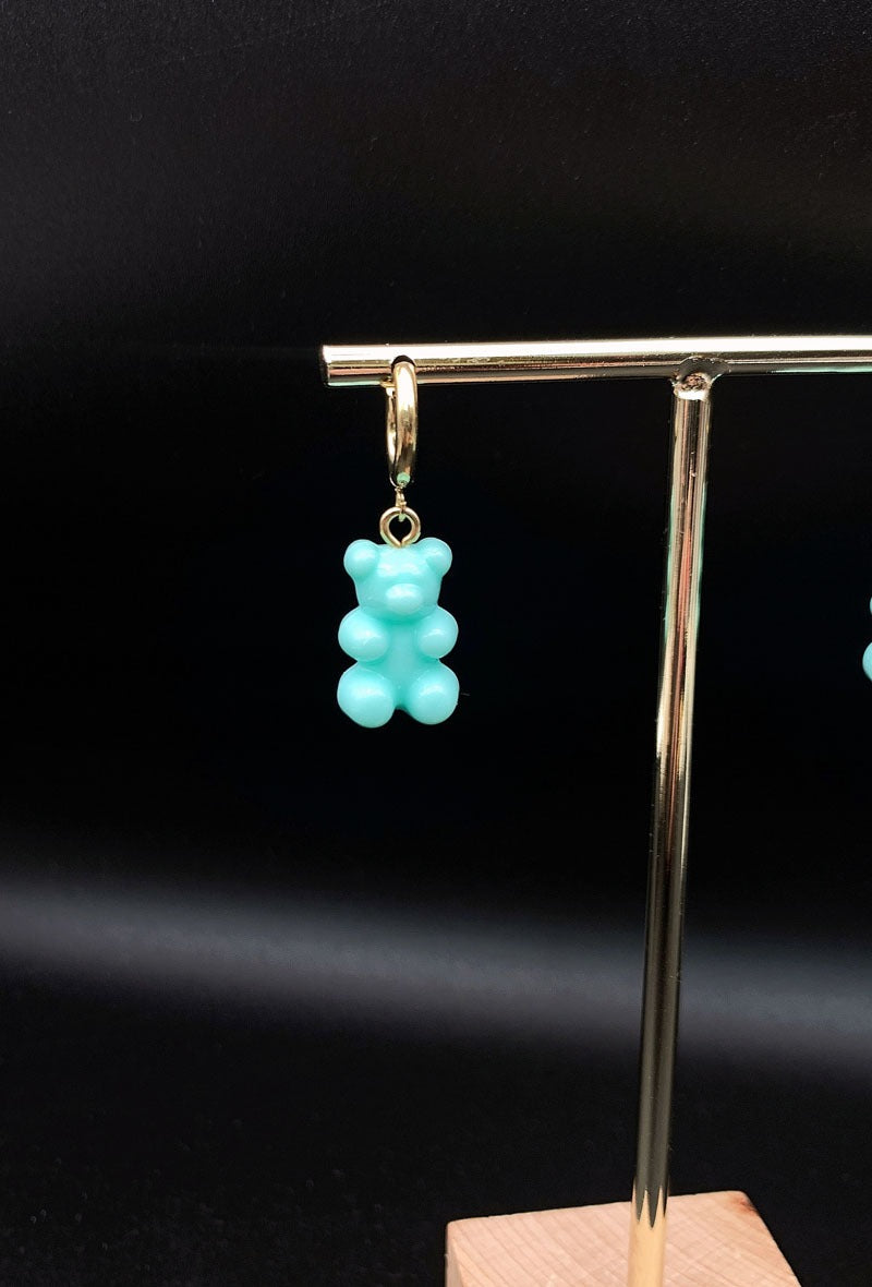 The Gummy Bear Earrings - Blue