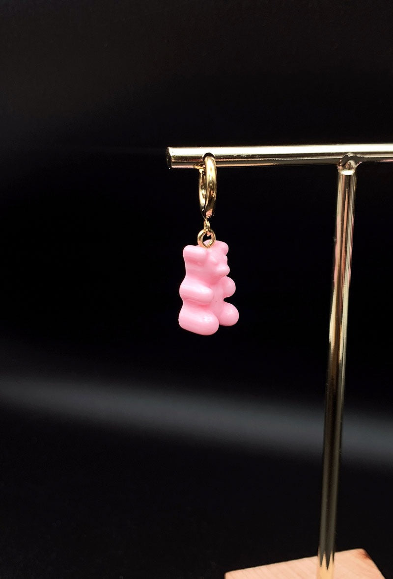 The Gummy Bear Earrings - Pink